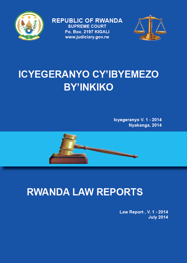 Rwanda Law Reports