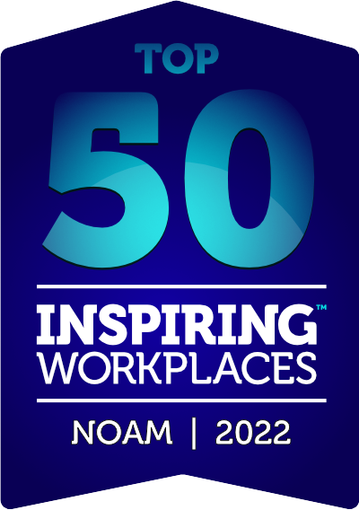 Top 50 inspiring workplaces NOAM 2022